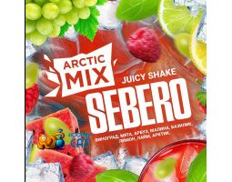 Табак Sebero Arctic Mix Juicy Snake (Виноград Мята Арбуз Малина Базилик Лимон Лайм Арктик) 25г Акцизный